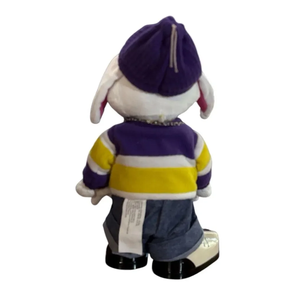 2005 Gemmy Hip-Hoppin' Easter Bunny Animated Plush Sings Dances See Video